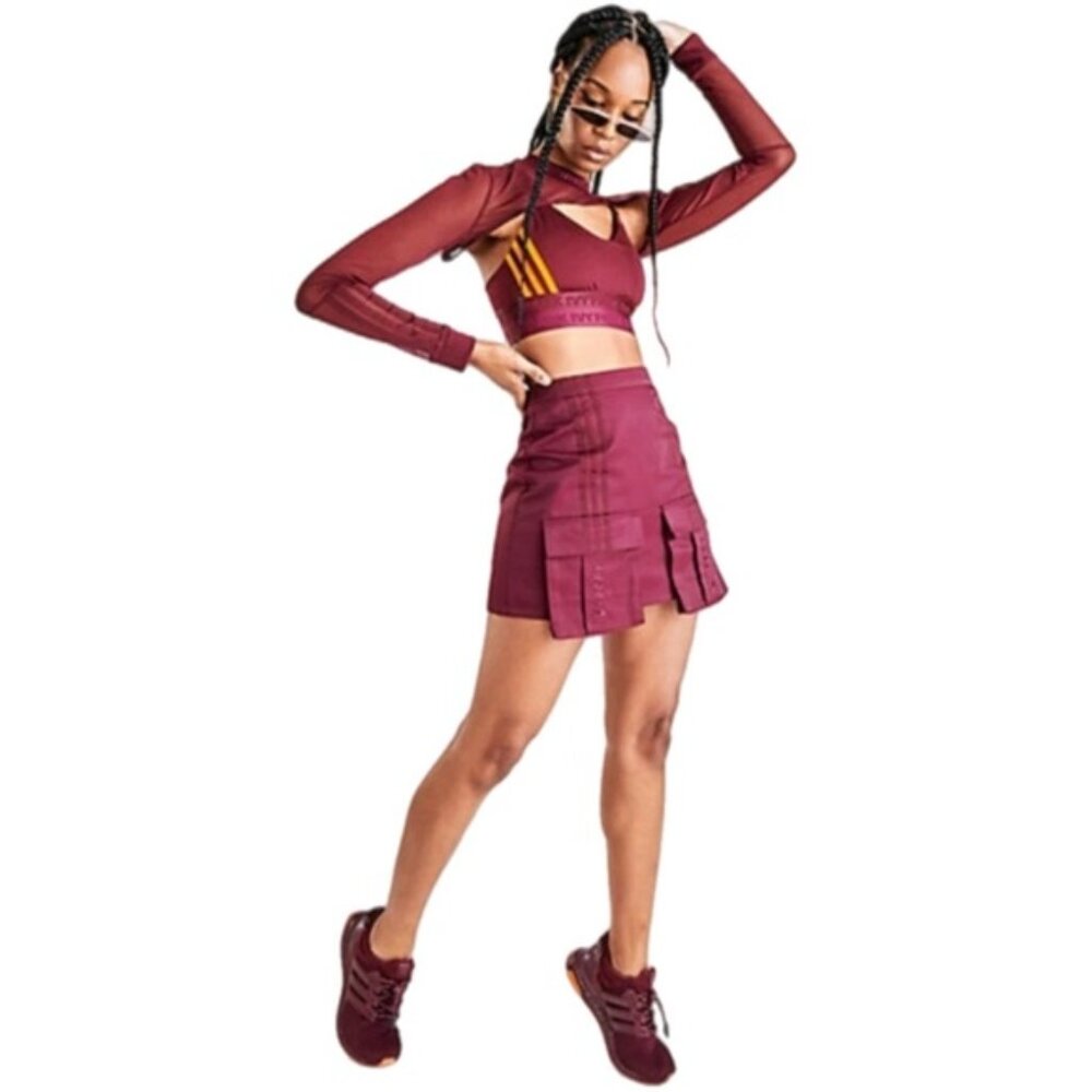 Ivy Park+Adidas Burgundy Skirt Beyonce's limited Edition First Drop